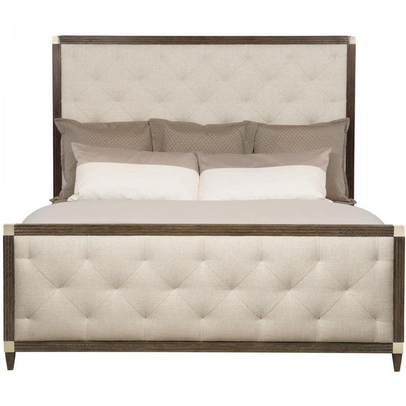 Bernhardt Clarendon King Panel Bed in Arabica - Furniture City (CA)l
