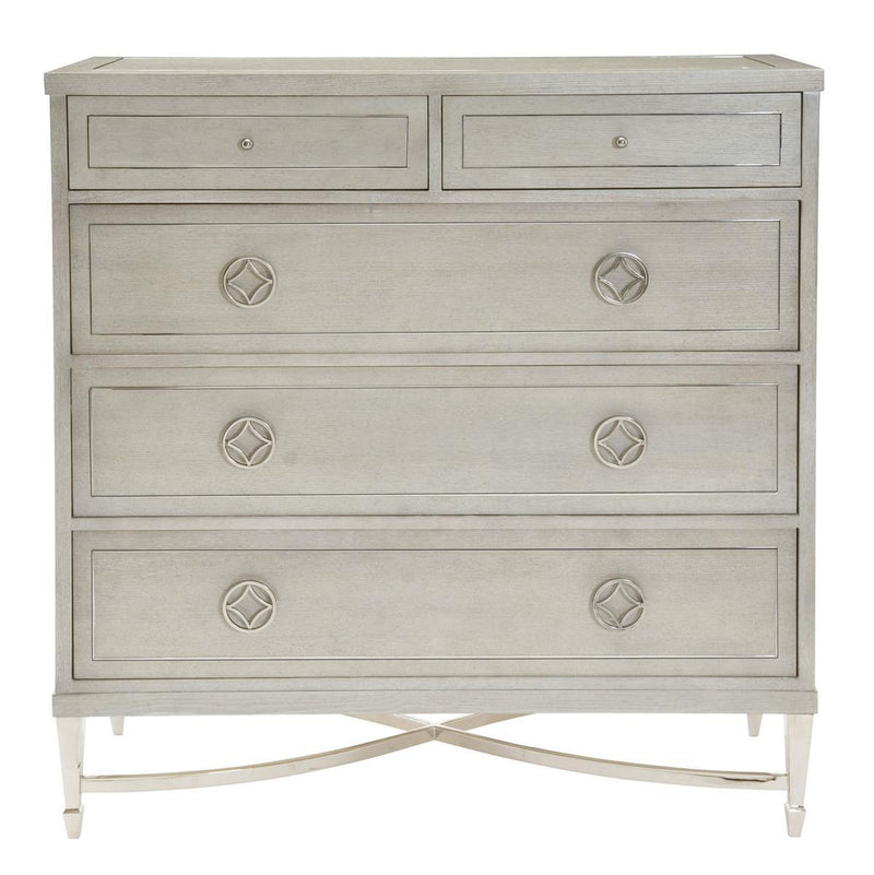 Bernhardt Criteria 5 Drawer Chest in Heather Gray 363-118G - Furniture City (CA)l