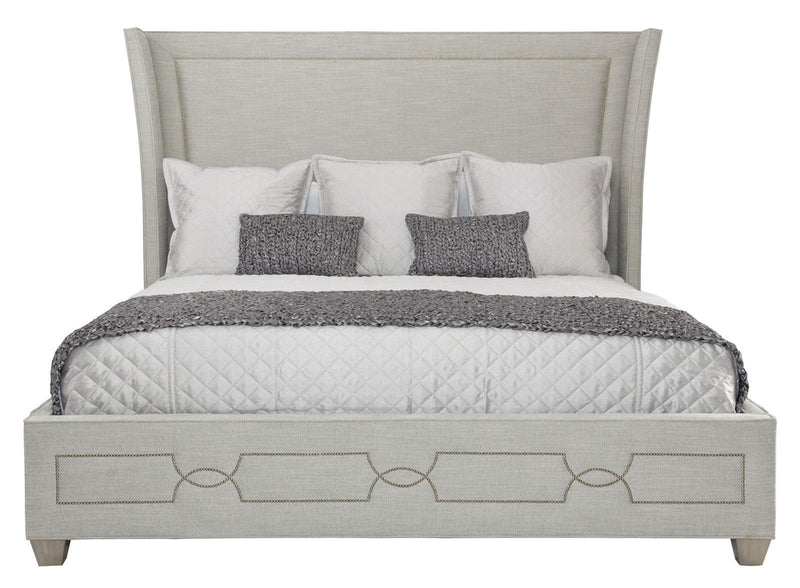 Bernhardt Criteria King Upholstered Panel Bed 363-HFR36 - Furniture City (CA)l