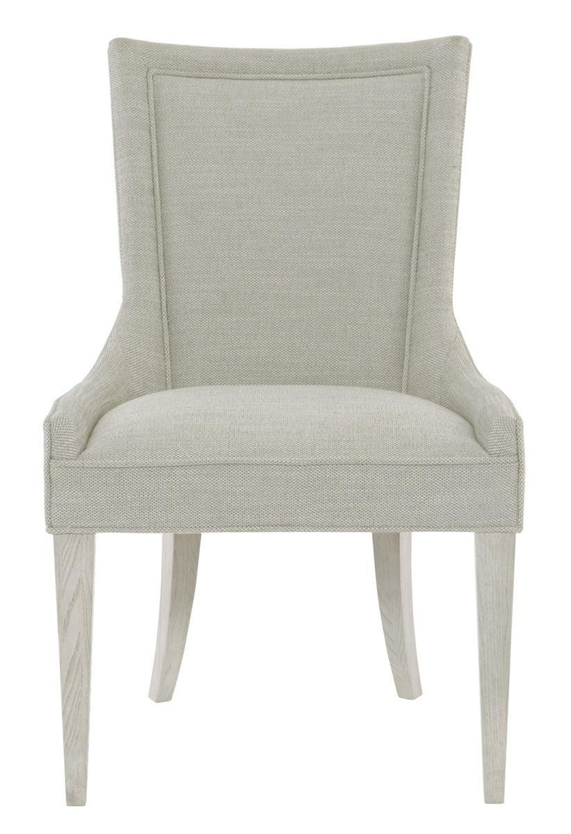 Bernhardt Criteria Upholstered Arm Chair in Heather Gray 363-547G (Set of 2) - Furniture City (CA)l