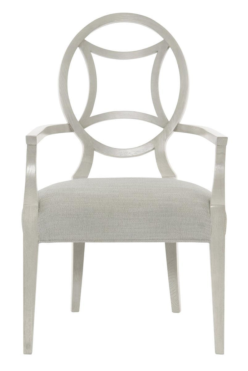 Bernhardt Criteria Arm Chair in Heather Gray 363-556G (Set of 2) - Furniture City (CA)l