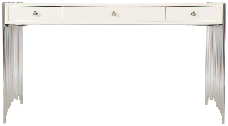 Bernhardt Calista Metal Desk in Silken Pearl 388-510 - Furniture City (CA)l