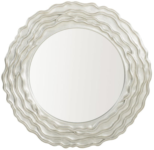 Bernhardt Calista Round Mirror in Silken Pearl 388-335 image