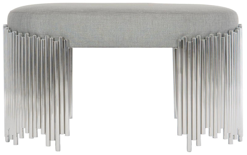 Bernhardt Calista Oval Bench in Silken Pearl 388-506 - Furniture City (CA)l