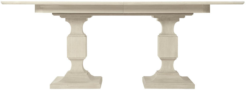 Bernhardt East Hampton Dining Table in Cerused Linen - Furniture City (CA)l