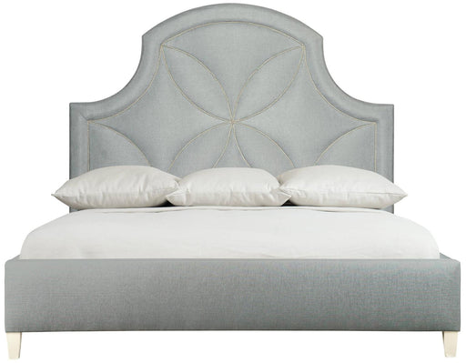 Bernhardt Calista Upholstered King Panel Bed in Silken Pearl image
