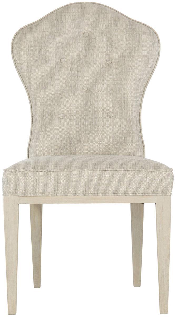 Bernhardt East Hampton Side Chair in Cerused Linen (Set of 2) - Furniture City (CA)l