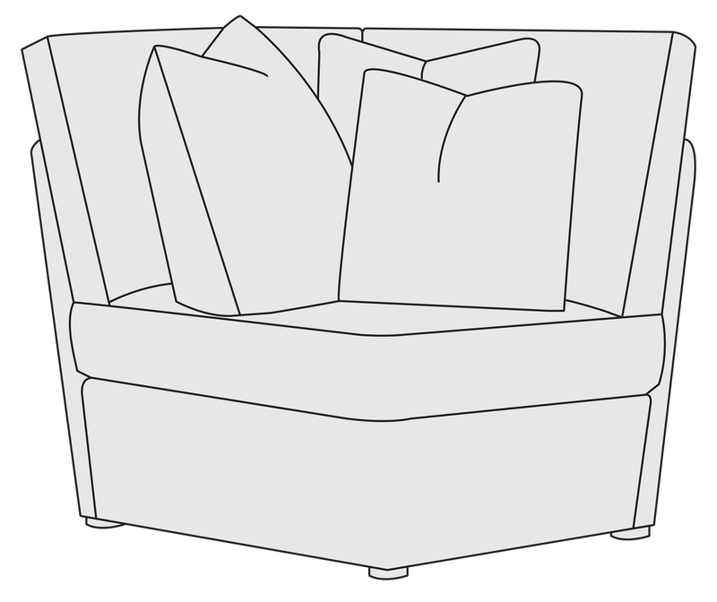 Bernhardt Upholstery Sydney Corner Hair B9432 - Furniture City (CA)l