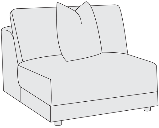 Bernhardt Upholstery Orion Armless Chair B3930 image