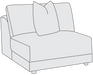 Bernhardt Upholstery Orion Armless Chair B3930 image