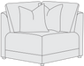 Bernhardt Upholstery Orion Corner Chair B3932 image