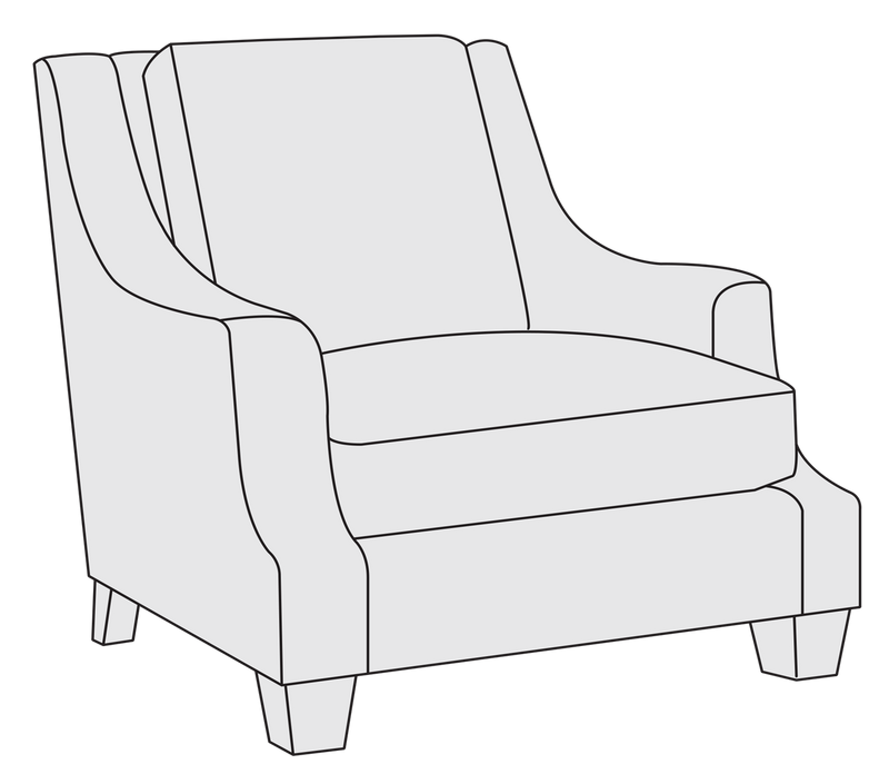 Bernhardt Upholstery Larson Chair B3202 - Furniture City (CA)l
