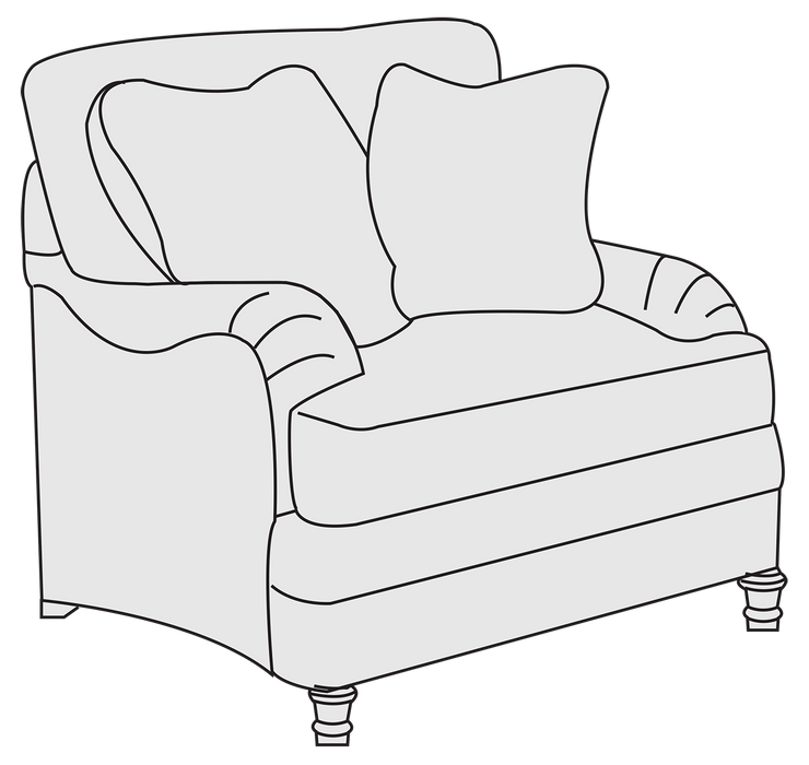 Bernhardt Upholstery Tarleton Chair 1/2 B4263 image