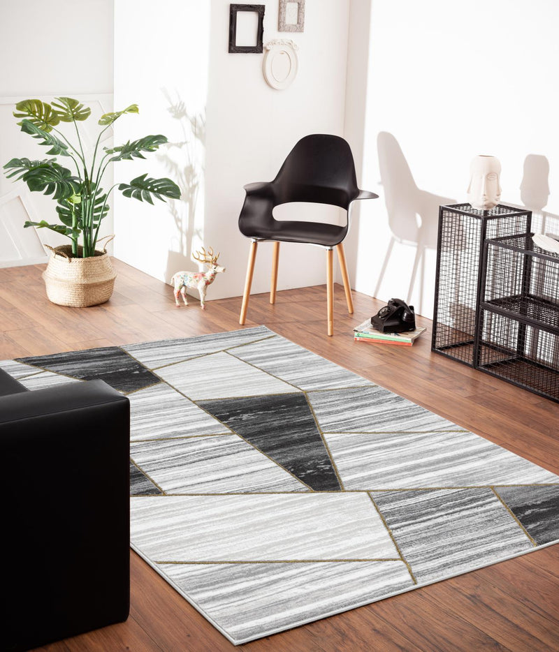 BROOKLYN  L.GREY  BK01 5'3" X 7'3" - Furniture City (CA)l