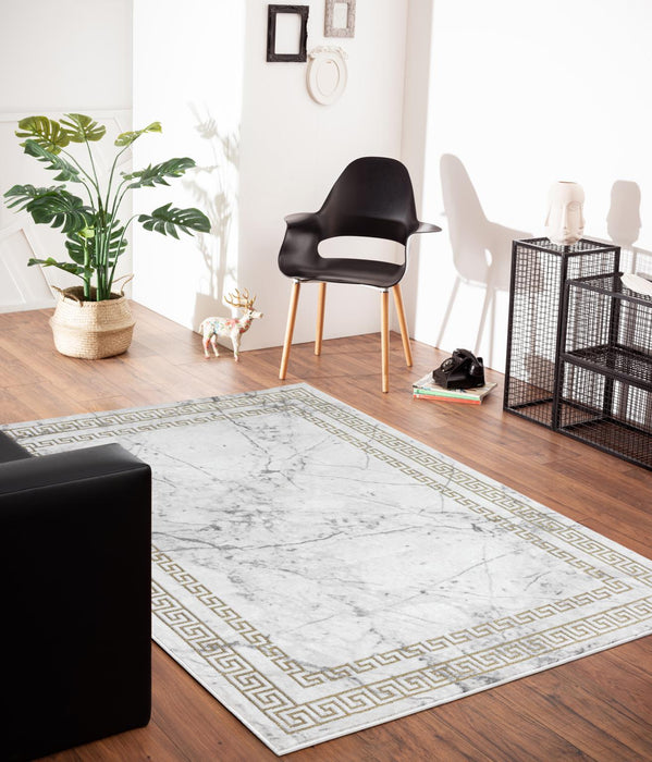 BROOKLYN  CREAM  BK02  5'3" X 7'3"