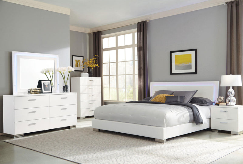 Felicity Dresser with LED Mirror - Furniture City (CA)l