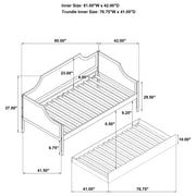 Redding Daybed with Trundle - Furniture City (CA)l