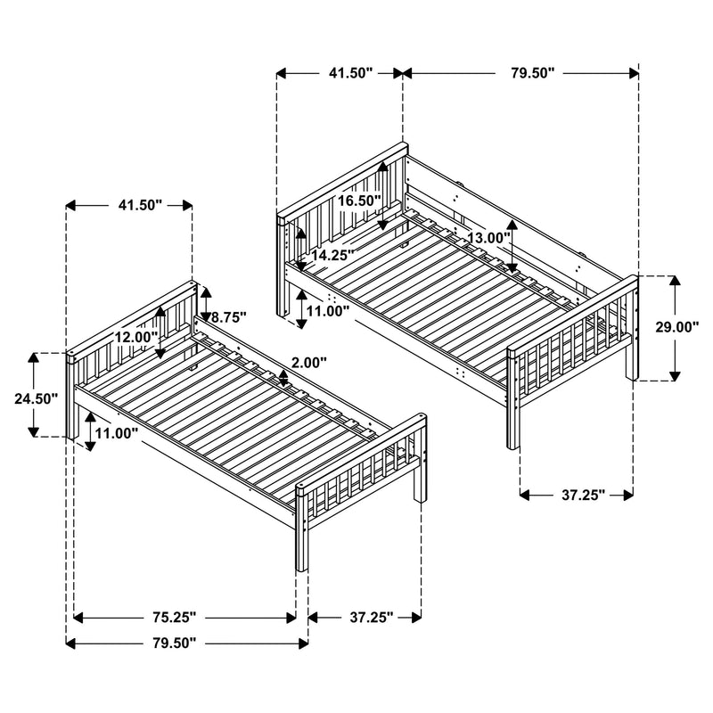 Dakota Bunk Bed - Furniture City (CA)l