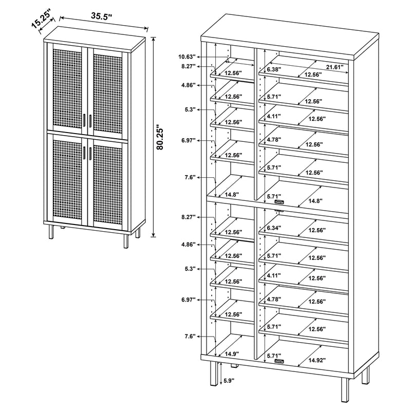 Teller Shoe Cabinet - Furniture City (CA)l