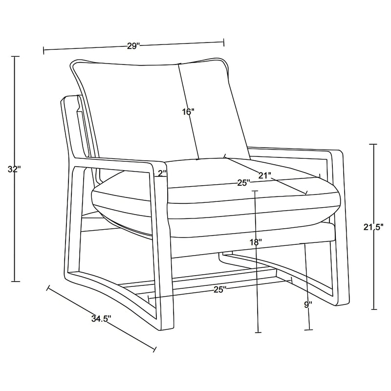 Geneva Accent Chair - Furniture City (CA)l