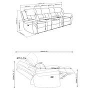 Bahrain Power Home Theater Seating - Furniture City (CA)l