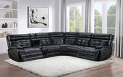 Hewitt Dual Power Reclining Sectional - Furniture City (CA)l