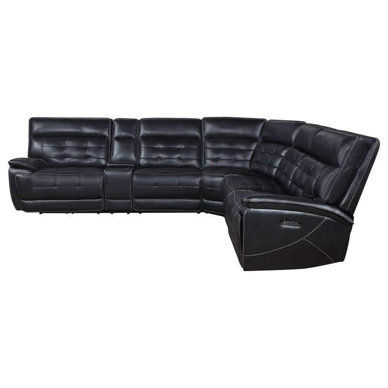 Hewitt Dual Power Reclining Sectional - Furniture City (CA)l