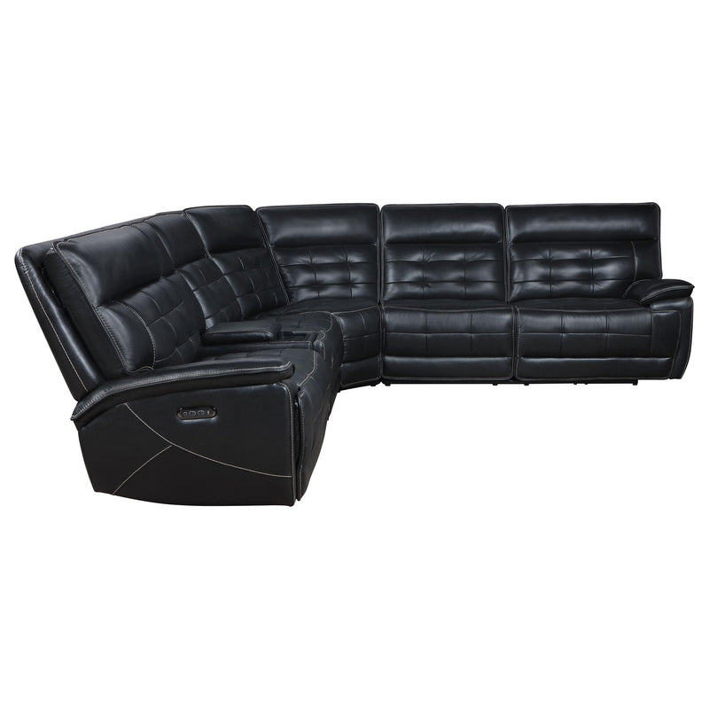Hewitt Dual Power Reclining Sectional - Furniture City (CA)l