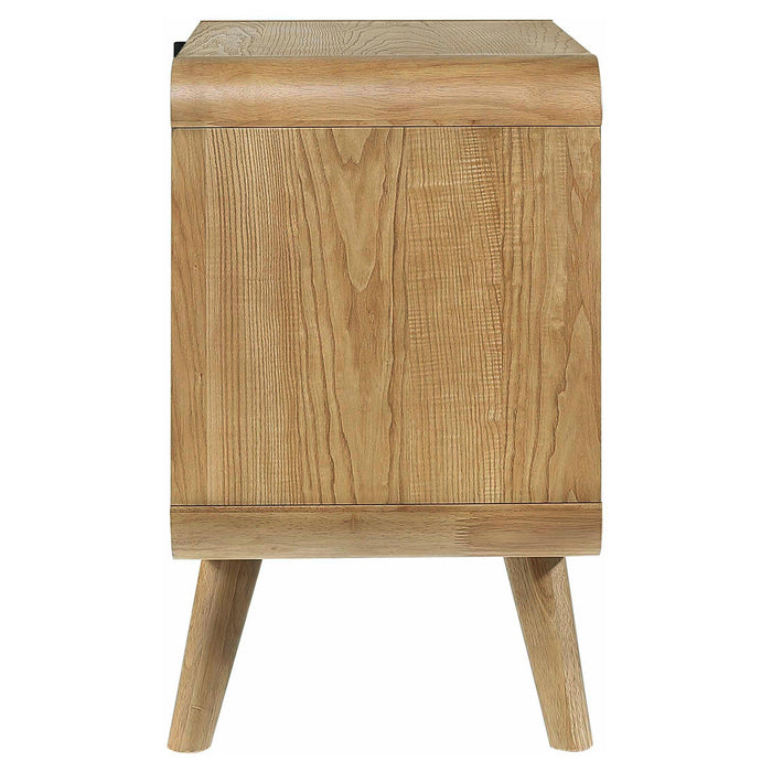 Robyn 2-drawer Nightstand Dark Walnut
