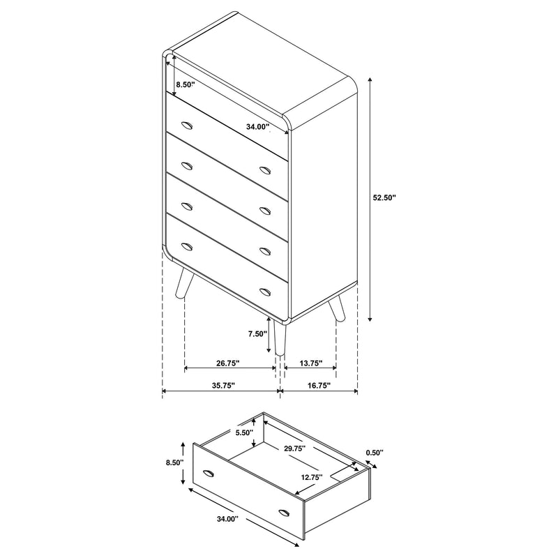 Robyn Chest of Drawers - Furniture City (CA)l