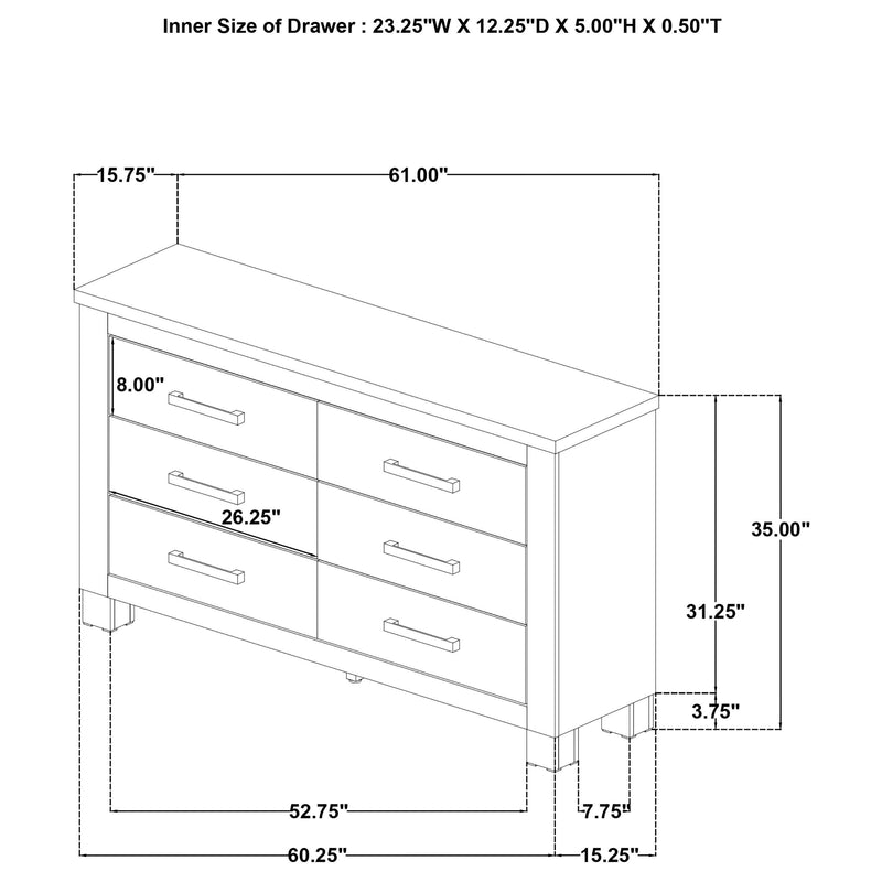 Oakglen Dresser - Furniture City (CA)l