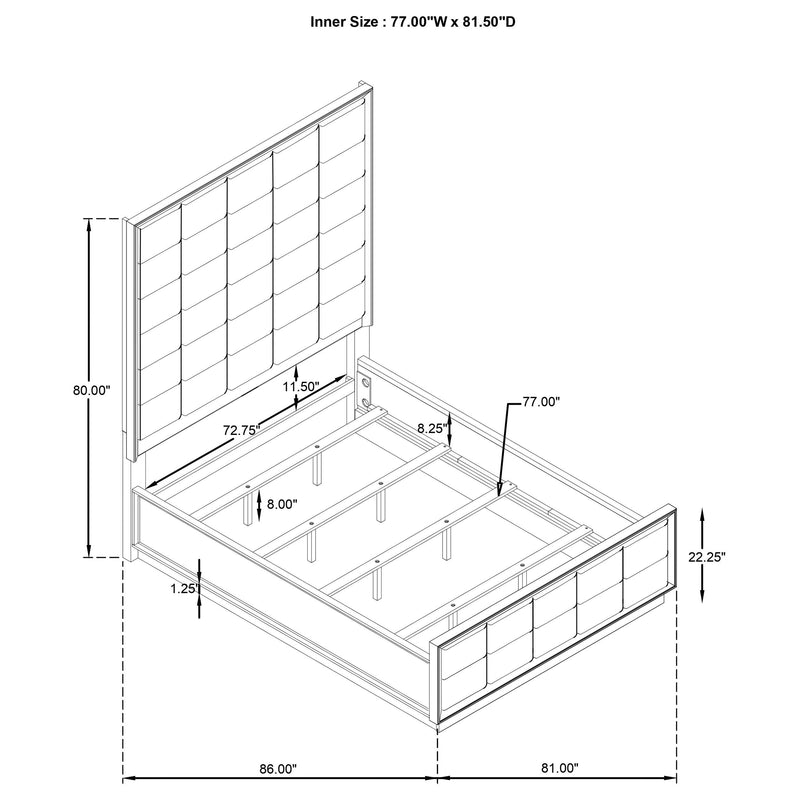Durango Panel Bed - Furniture City (CA)l