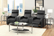 Toohey Home Theater Black Console - Furniture City (CA)l