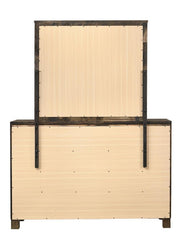 Woodmont Rectangle Dresser Mirror Rustic Golden Brown - Furniture City (CA)l