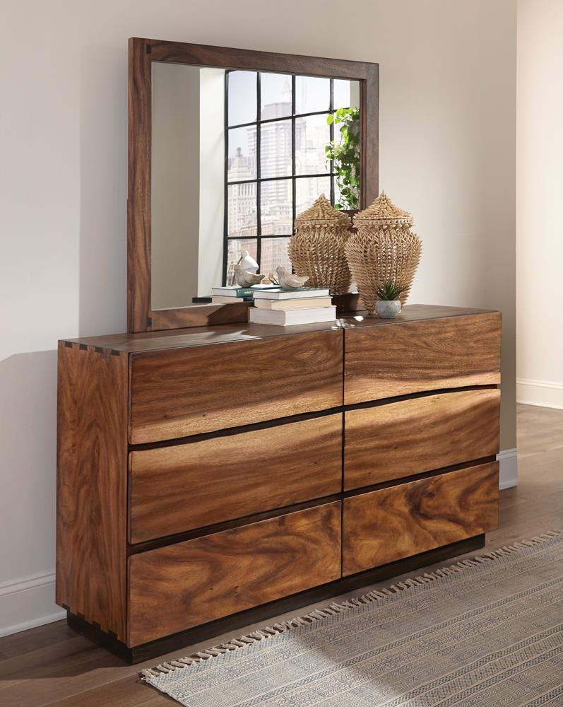 Winslow Dresser Mirror Smokey Walnut - Furniture City (CA)l