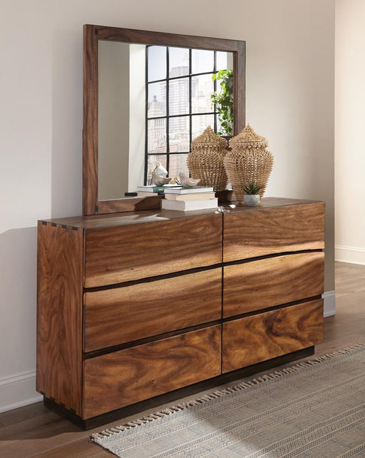 Winslow Dresser Mirror Smokey Walnut - Furniture City (CA)l