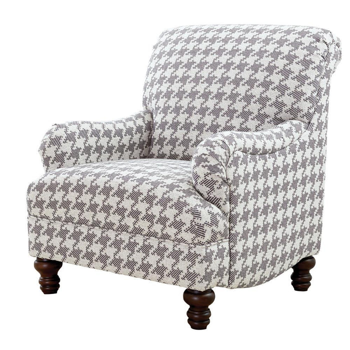 Glenn Upholstered Accent Chair Grey - Furniture City (CA)l