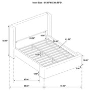 Alamosa Wingback Platform Bed - Furniture City (CA)l