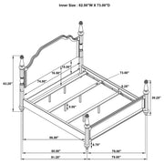 Andover Four-Poster Panel Bed - Furniture City (CA)l