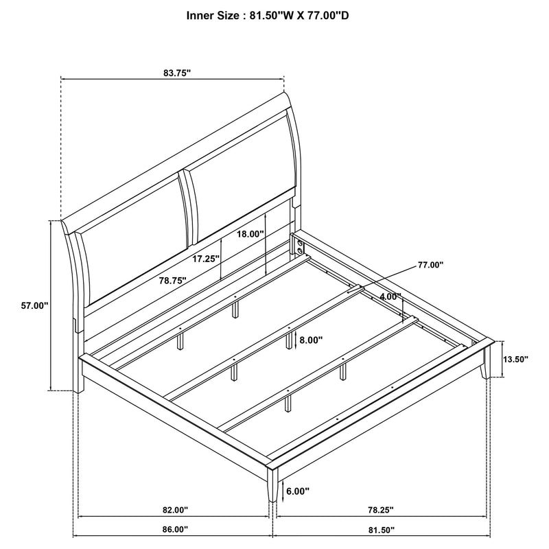 Bexhill Panel Bed - Furniture City (CA)l