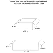 Ryder Bunk Bed with Mattress - Furniture City (CA)l