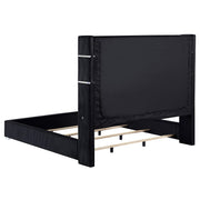Tisdall Wingback Bed with Flame Visualizer - Furniture City (CA)l