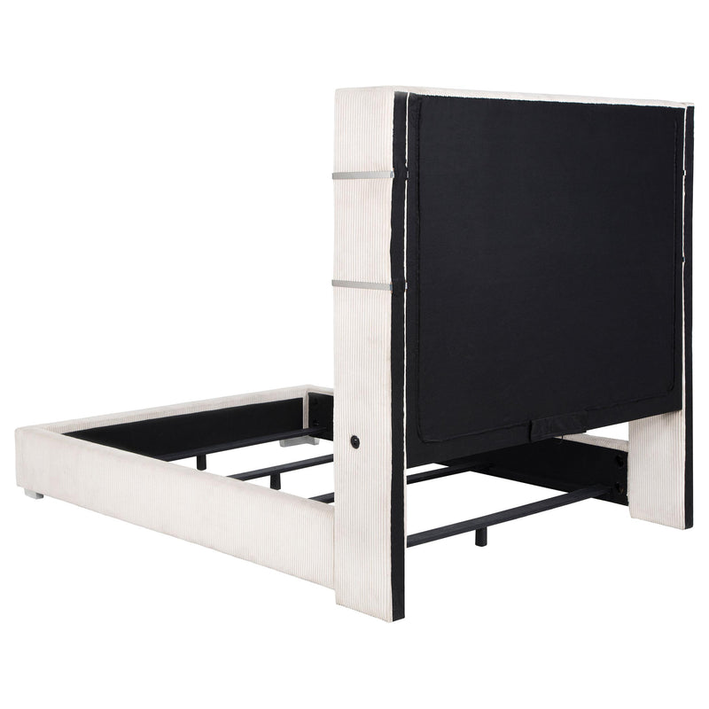 Tisdall Wingback Bed with Flame Visualizer - Furniture City (CA)l