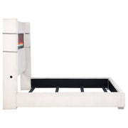 Tisdall Wingback Bed with Flame Visualizer - Furniture City (CA)l