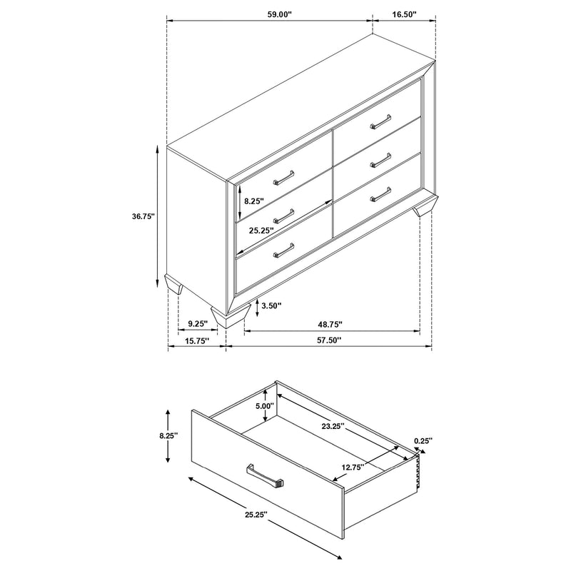 Dorian Bedroom Set - Furniture City (CA)l