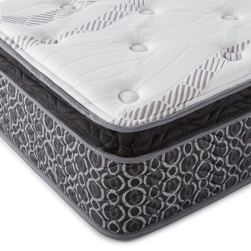 Hayes Medium Plush Pillow Top Hybrid Mattress - Furniture City (CA)l
