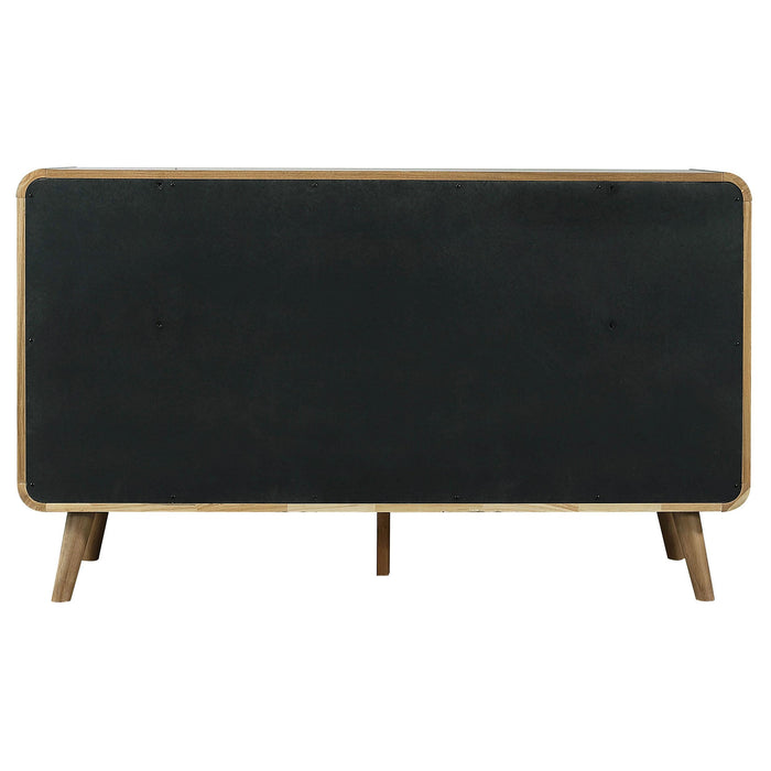 Robyn 6-drawer Dresser Dark Walnut