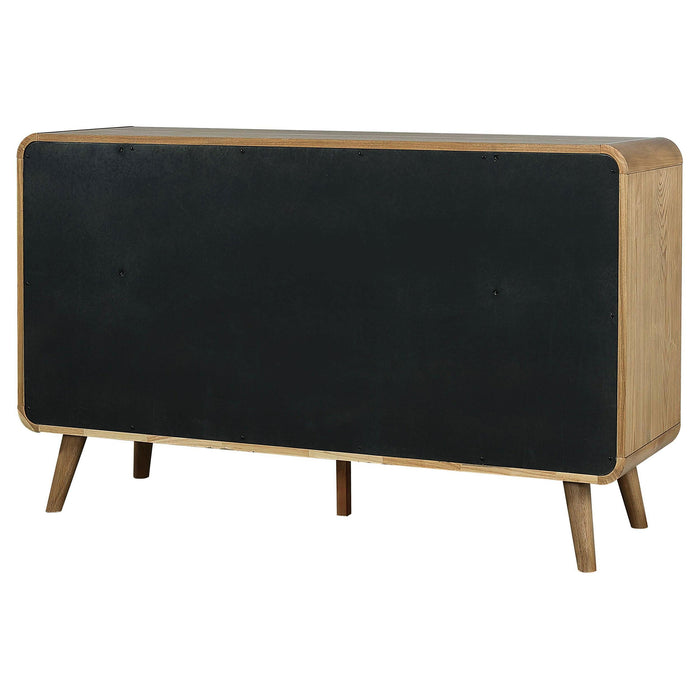 Robyn 6-drawer Dresser Dark Walnut