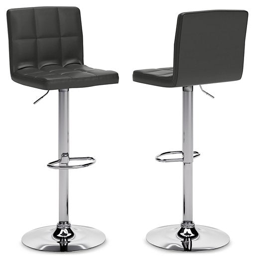 Bellatier Adjustable Height Bar Stool - Furniture City (CA)l