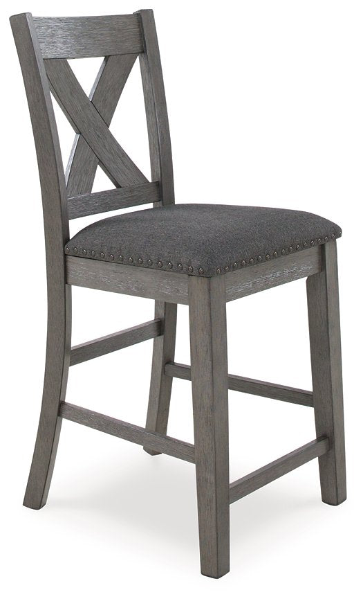 Caitbrook Counter Height Dining Table and Bar Stools (Set of 7) - Furniture City (CA)l